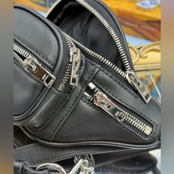 🆕 ALEXANDER WANG 🧿 NWOT Mini Attica Soft Leather Crossbody Belt Bag AUTHENTIC - Picture 12 of 16
